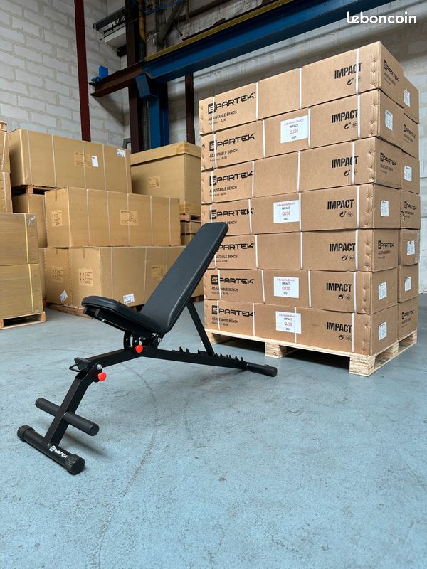 Adjustable Bench QJ30 SPARTEK Impact neuf machine musculation libre banc ajustable multi positions angles professionnel idéal haltères (image 1)