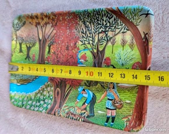 Piatto murale tondo cm.30 Decoro Naïf - ceramica Vietri in italy