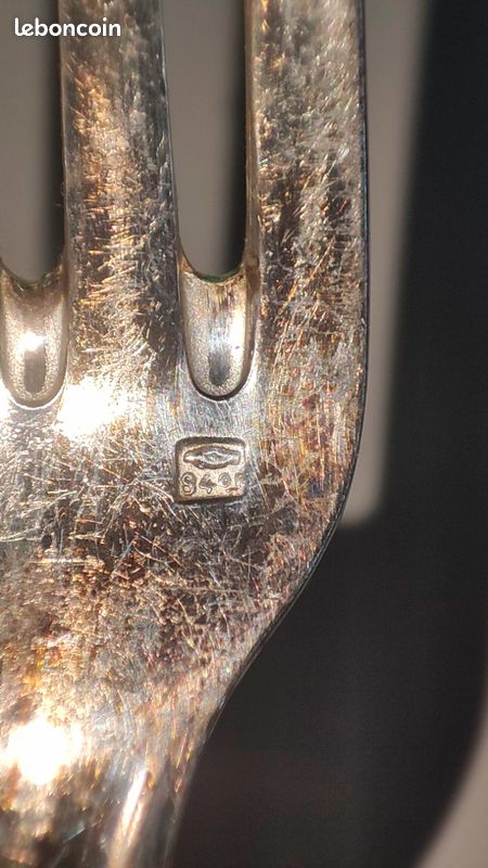 Ménagère de table 24 pièces - Métal argenté SFAM 84g - Style ancien (image 7)
