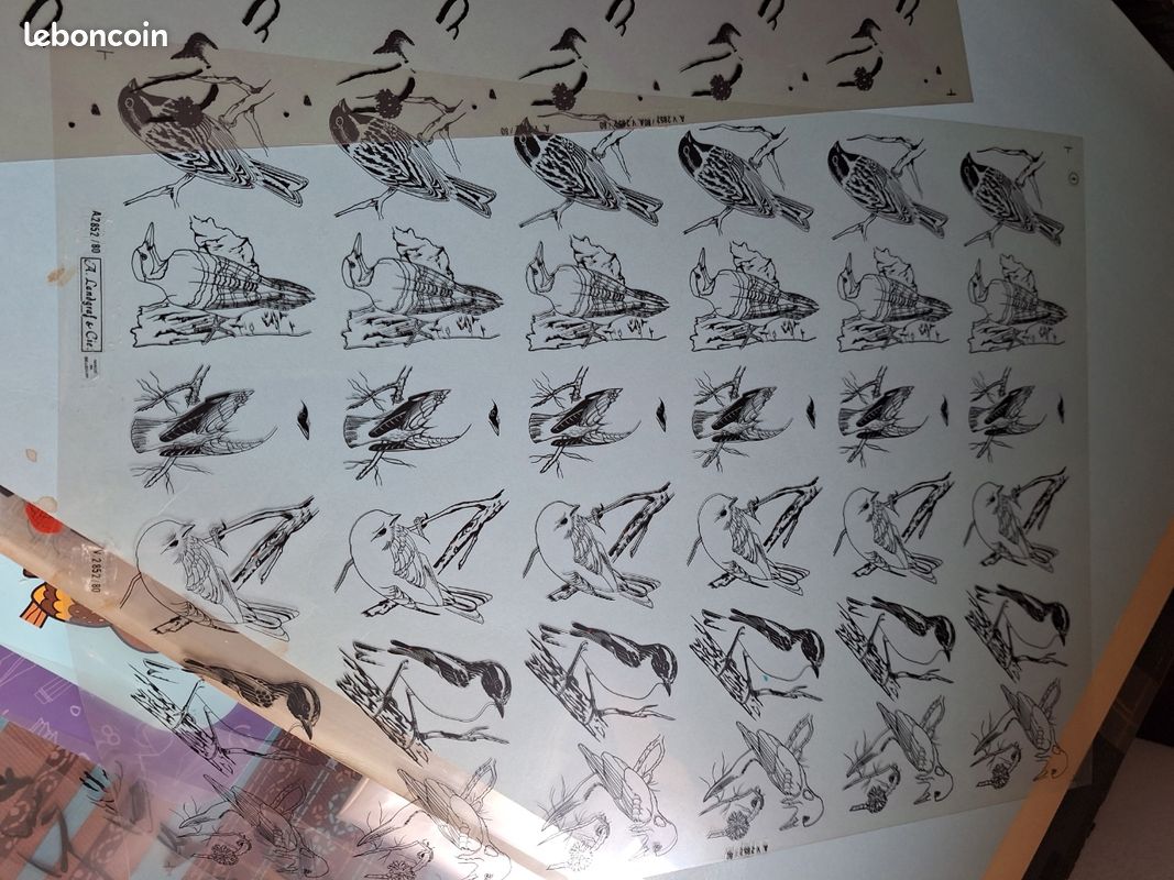 Serigraphie les oiseaux (image 8)
