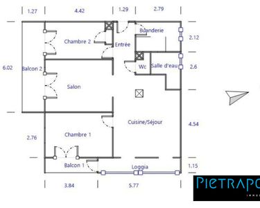 Appartement 330 000 € - 78 m²