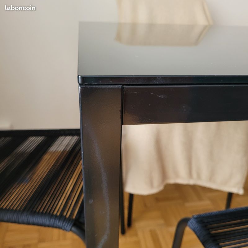 Lot chaises + table (image 4)