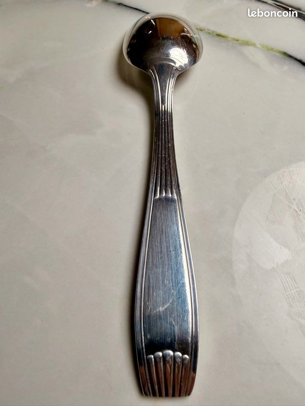6 Cuillères à Moka En Vermeil De La Maison Christofle