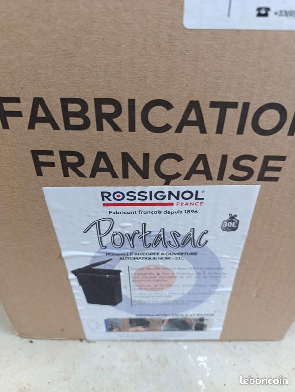 Poubelle de porte 23L Rossignol neuve (image 3)