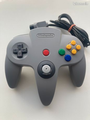 Manette officielle Nintendo 64 Bleu occasion - Retro Game Place