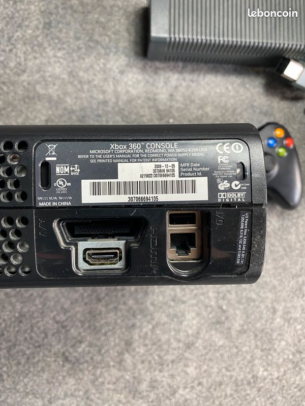 Manette sans fil officielle Microsoft Xbox 360 Édition Halo Reach