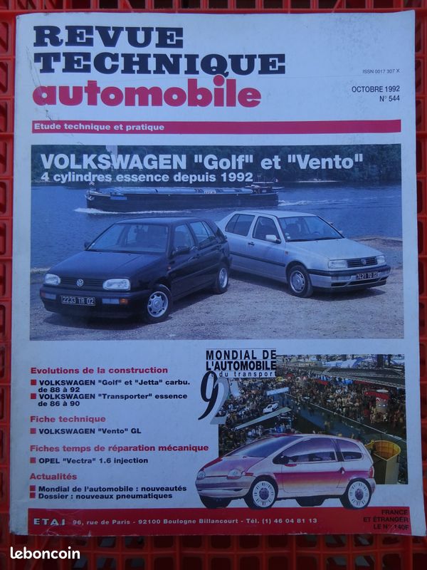Revue Technique Automobile Volkswagen"Golf" et "Vento" (image 1)