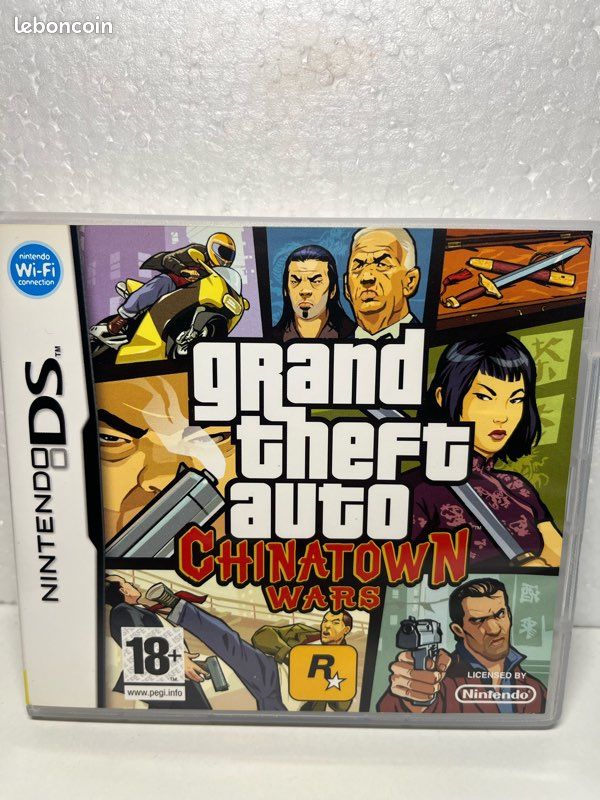 Jeu Nintendo DS Grand Theft Auto: Chinatown Wars - Occasion Bon état, Sans Notice