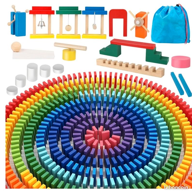 Domino jeux de construction bois (image 8)