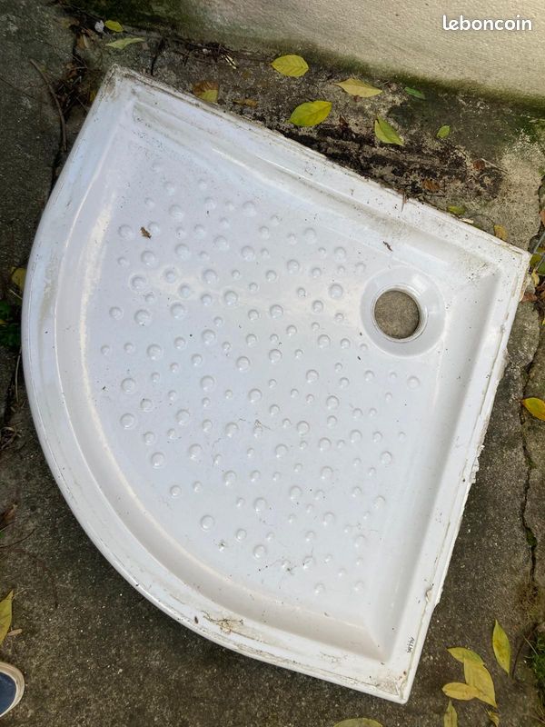Base douche céramique blanc (image 1)