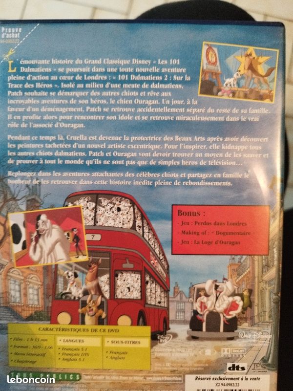 DVD Les 101 dalmatiens (image 2)
