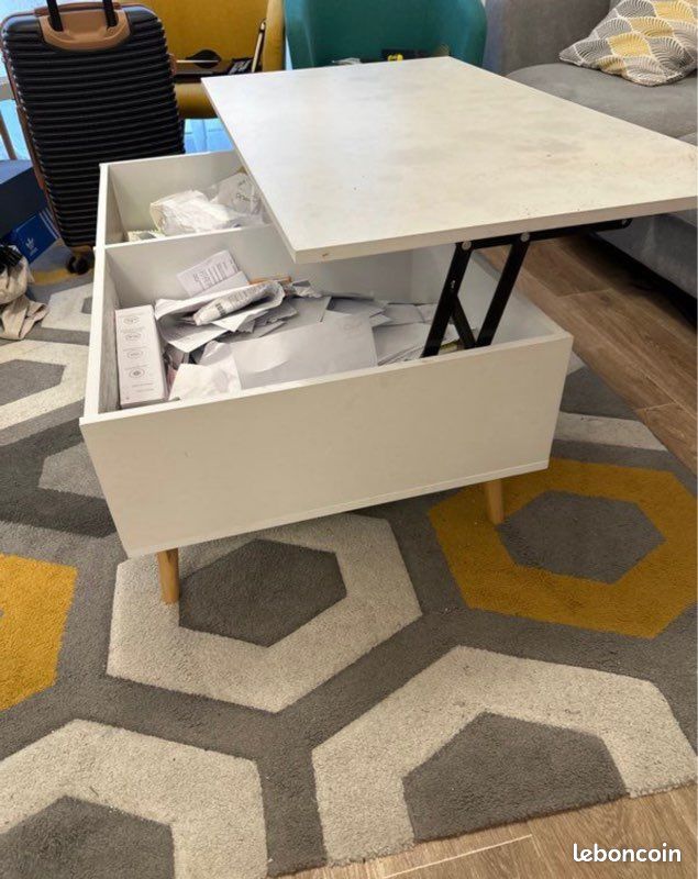 Table basse relevable (image 3)