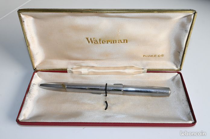 Stylo Bille Waterman Vintage 4 Couleurs En Métal Chrome - Occasion (collection)