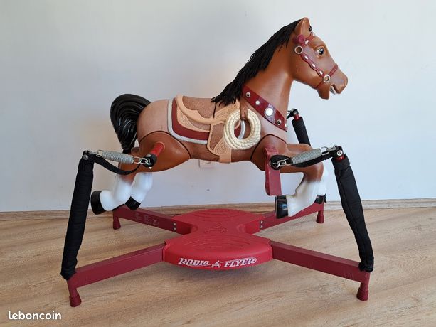 Spring Rocking Radio Flyer Rocking Horse With Safety Saddle Radio