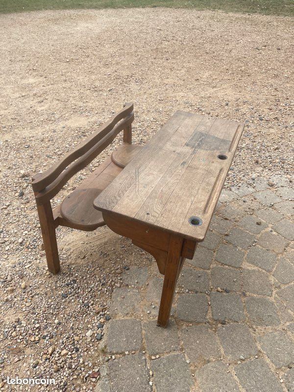 Bureau d’écolier vintage (image 5)