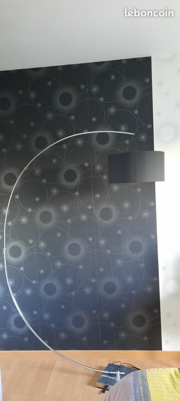 Lampe abat-jour noir (image 1)