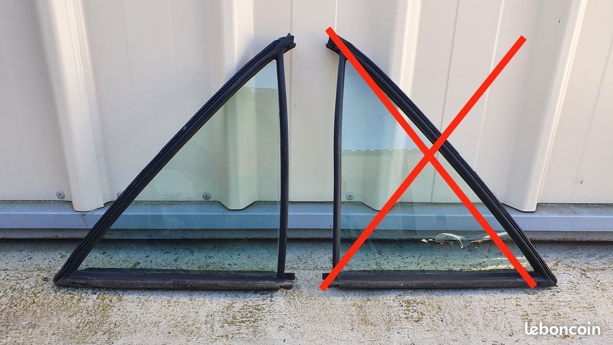 Vitre fixe porte Arrière Droit - Mercedes W126 SE (image 1)