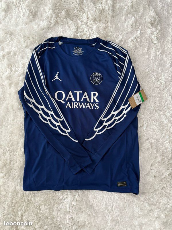 Maillot Nike PSG Paris saint germain fourth bleu manches longues
