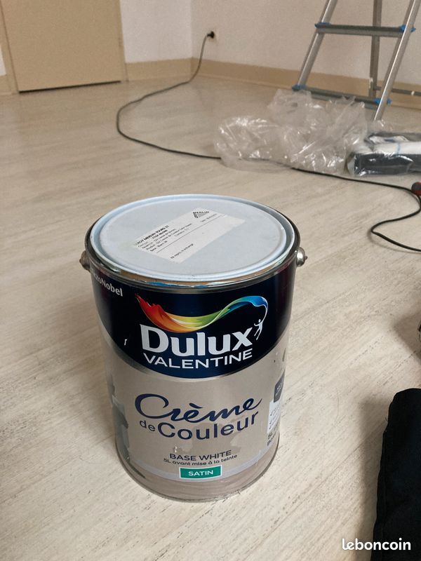 Peinture 5L satin base white (image 3)