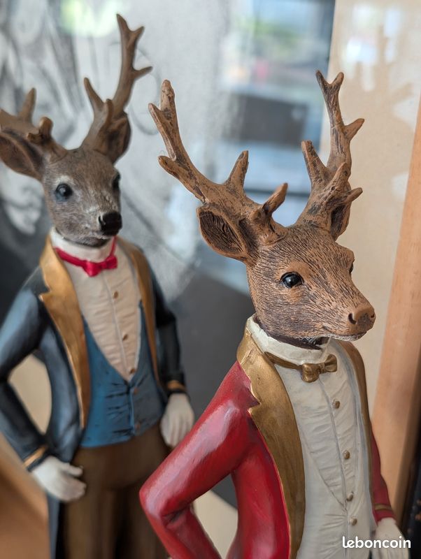 Plomb Creux BF Animaux Sauvages Rare Cerf Petit Modèle - Occasion, Collection Chasse Ou Décoration