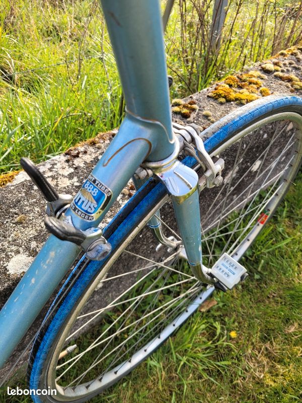 Cadre Vélo Vintage Flandria Bleu Acier 700C – Avec Fourche