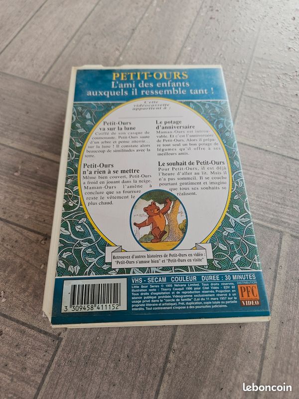 Cassette VHS Petit-ours (image 3)