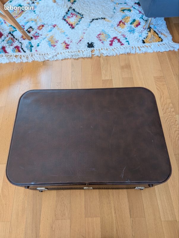 Valise en cuir vintage (image 3)