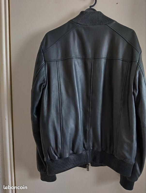 Veste cuir mouton homme (image 2)