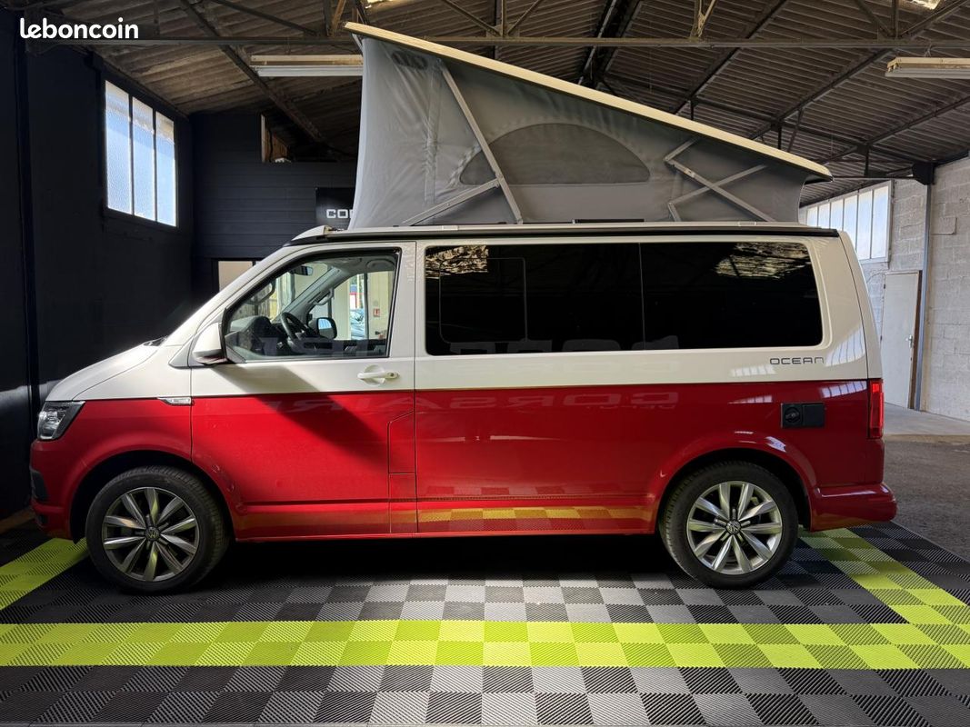 VOLKSWAGEN TRANSPORTER CALIFORNIA OCEAN 2.0 TDi 204 CH DSG 7 CAMPER - GARANTIE 6 MOIS (image 8)
