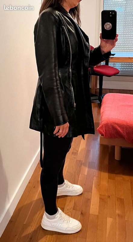 Veste cuir femme (image 2)