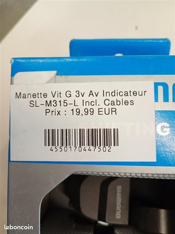 Leviers Shimano Nexave ST-C530/503 3x8 Vites + Manivelle SM-BC05 - Kit Neuf