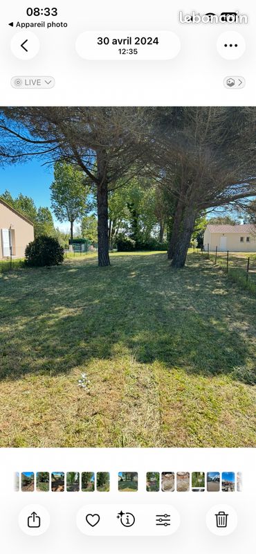 Terrain constructible · à L'Aiguillon-la-Presqu'Île · 59 500 €
