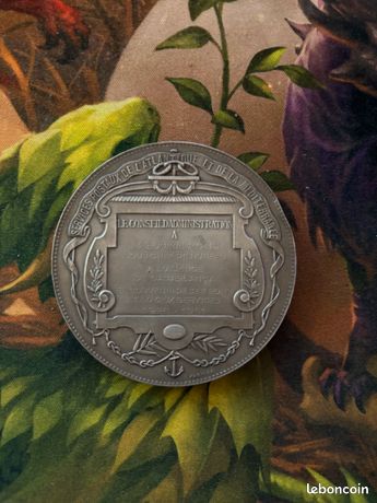 Médaille Argent Massif Compagnie Générale Transatlantique – P. Pagnier, XXe Siècle | Pièce De Collection Maritime