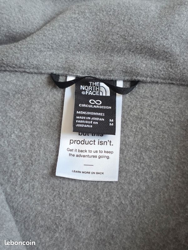 Polaire The North Face Glacier 1/4 Zip - Homme - Taille M - Neuf (image 4)