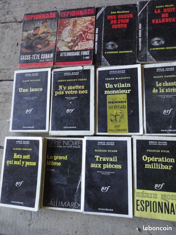 Lot de 18 livres policier série noire (image 2)