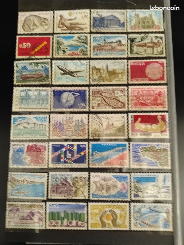 FRANCE MAGNIFIQUES PAIRES DE TIMBRES OBLITÉRÉS 1960 / O613 (Gebraucht