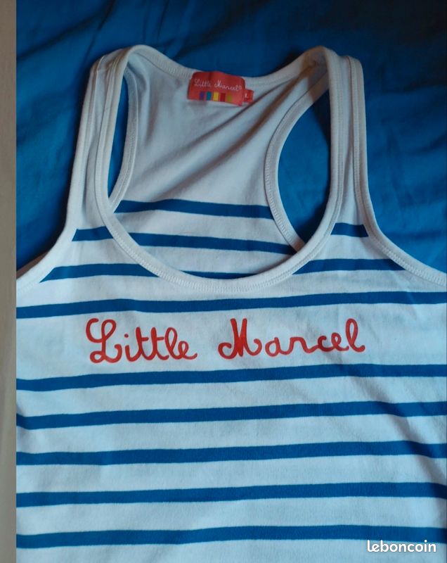 Little Marcel T Shirt Manche Courte Garcon T-shirt Coupe Cintrée