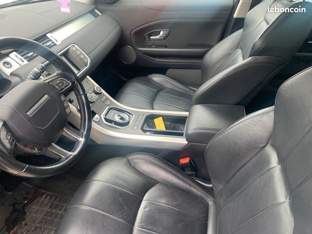 Land-Rover Range Rover Evoque PH2 TD4 150CV AN:2017 BVA BLANC VENDU 16490euros GARANTIE ET REVISER (image 4)