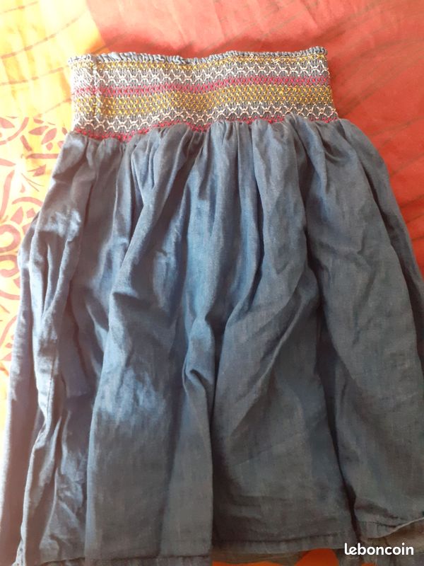Jupe en jenas MONOPRIX Teens 14 ans (image 2)