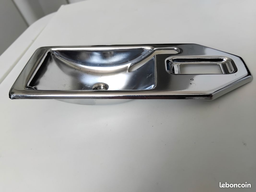 Lunette de poignée de porte intérieure Triumph Spitfire MK4 MKIV 1500 GT6 MK3 MKIII enjoliveur garniture chromée vintage authentique original d'époque années 60 70 1960 1970 (image 3)