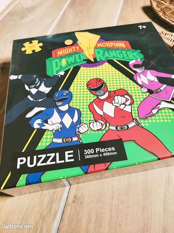 Ninja Steel Rangers 🙅Power rangers Mighty morphin - Neuf - Puzzle avec 300 pièces - Jeux ...