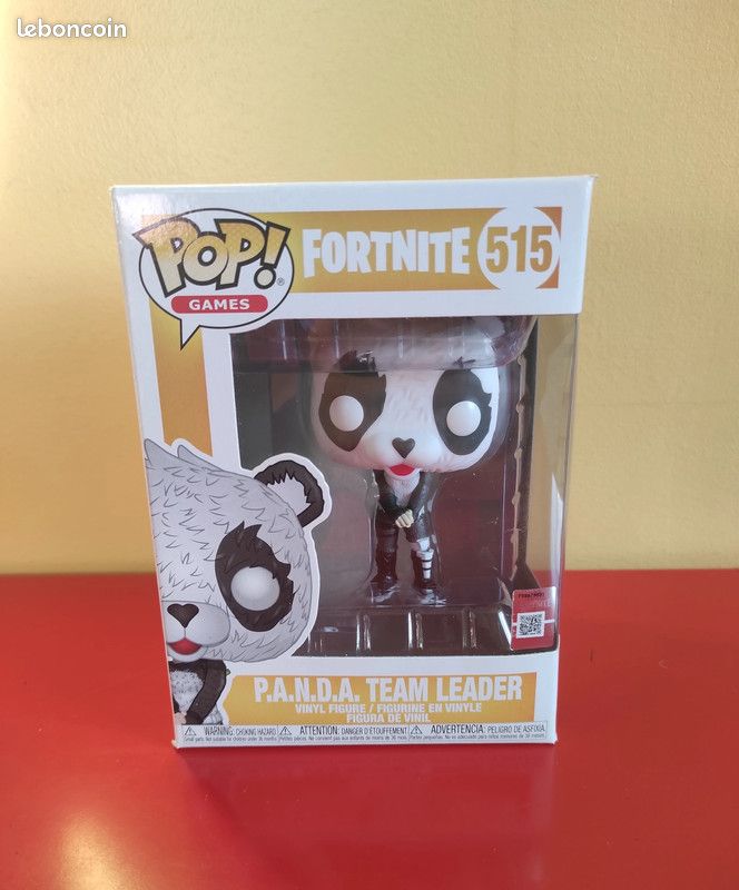 Panda Figurine Funko Pop Games Fortnite Cuddle Team Leader