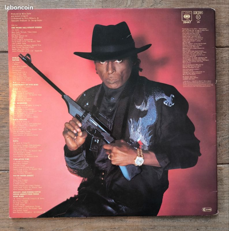 Miles Davis - You're Under Arrest album vinyle 1985 CBS Records CBS 26447 Parfait état (image 2)