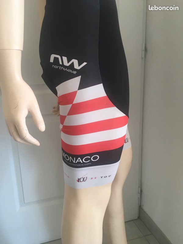 Cuissard UC MONACO Team issue modèle court hiver mi saison Taille S (image 2)