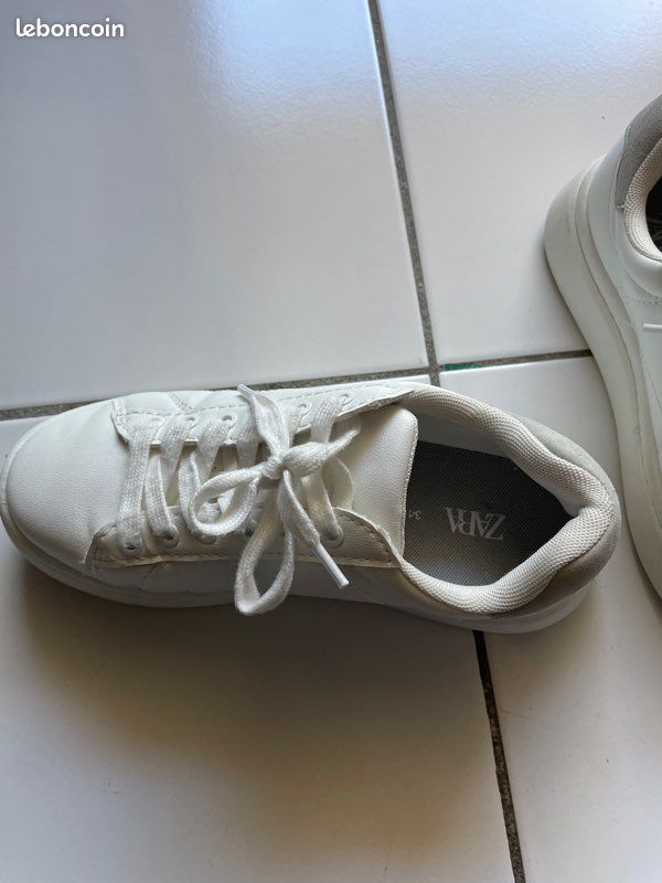 BASKETS ZARA TAILLE 37 EUR 45,00 - FR