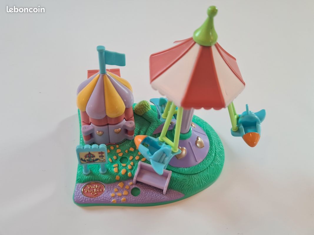Polly Pocket vintage happy flyers rocket ride bluebird 1996