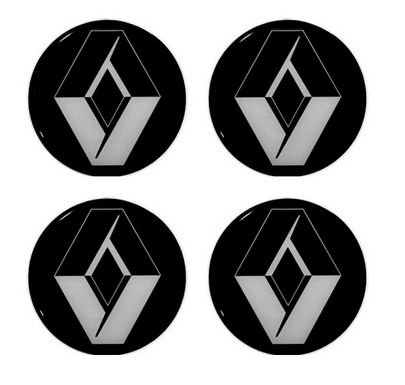 Stickers autocollants cache moyeu de jante Renault