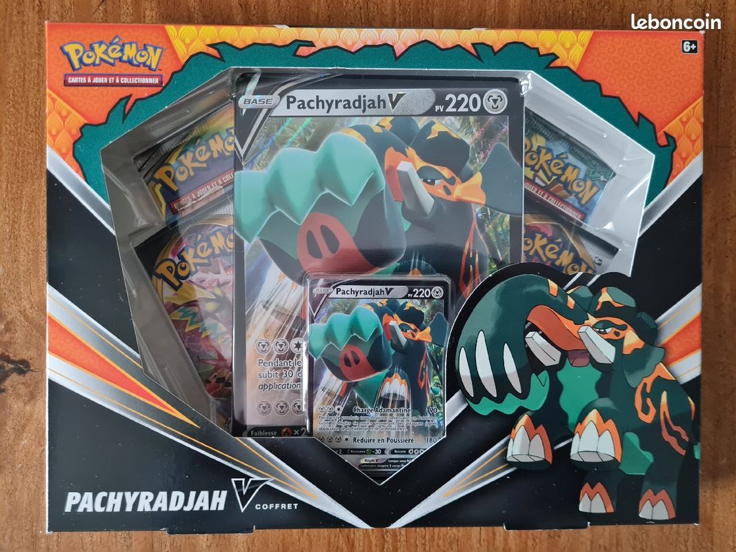 Pokemon coffret pachyradjah v de 2020 neuf encore scellé officiel (image 2)