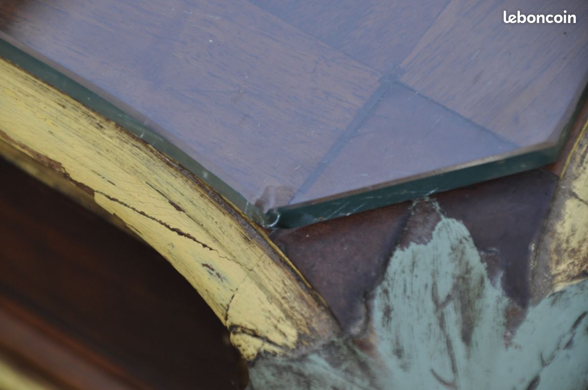 Bureau plat + feuille de verre (image 11)