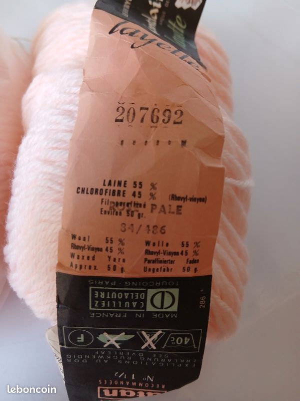 Rare pelotes de laine layette de Chantelaine (image 3)
